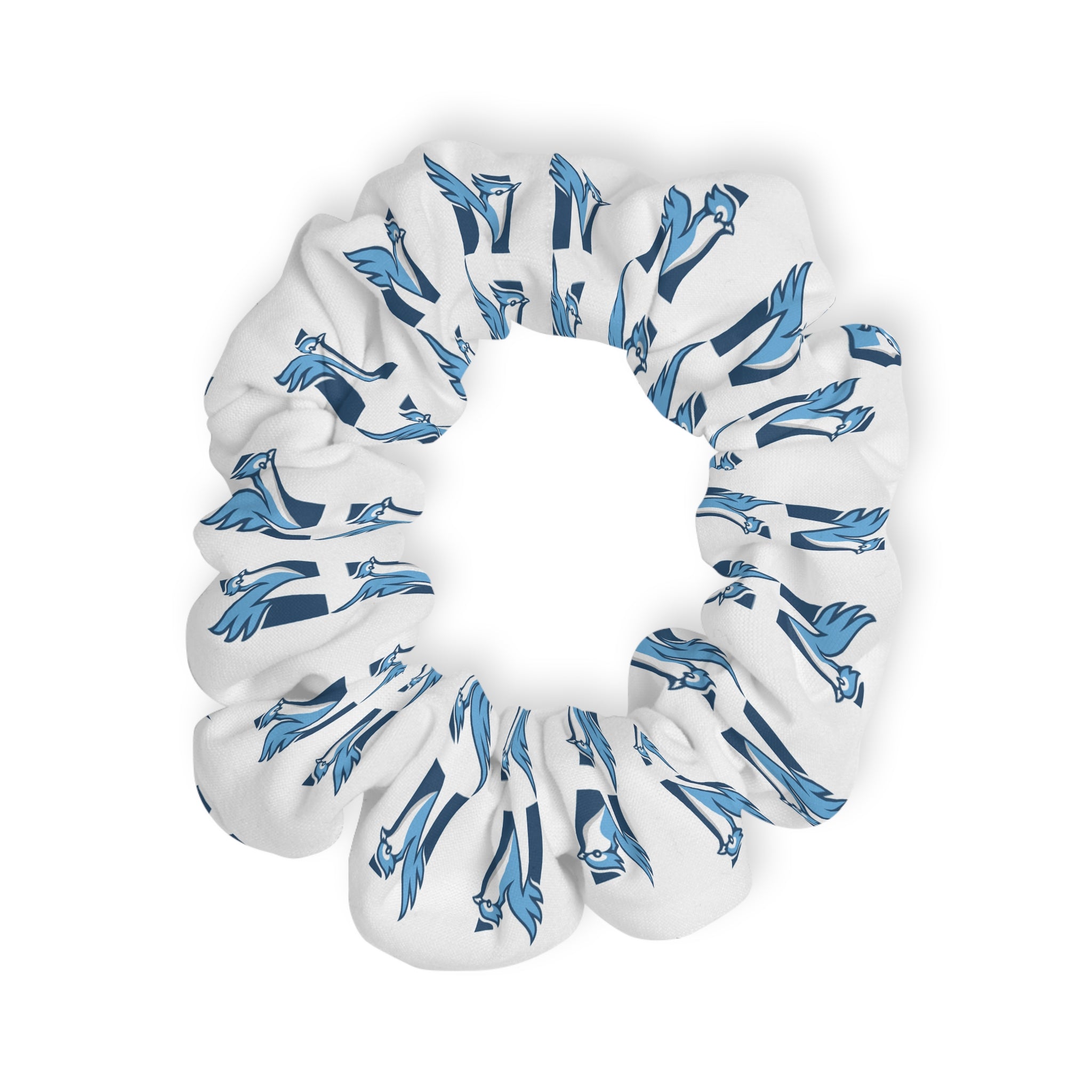 Hair Scrunchie — Blue Jay "N" Logo