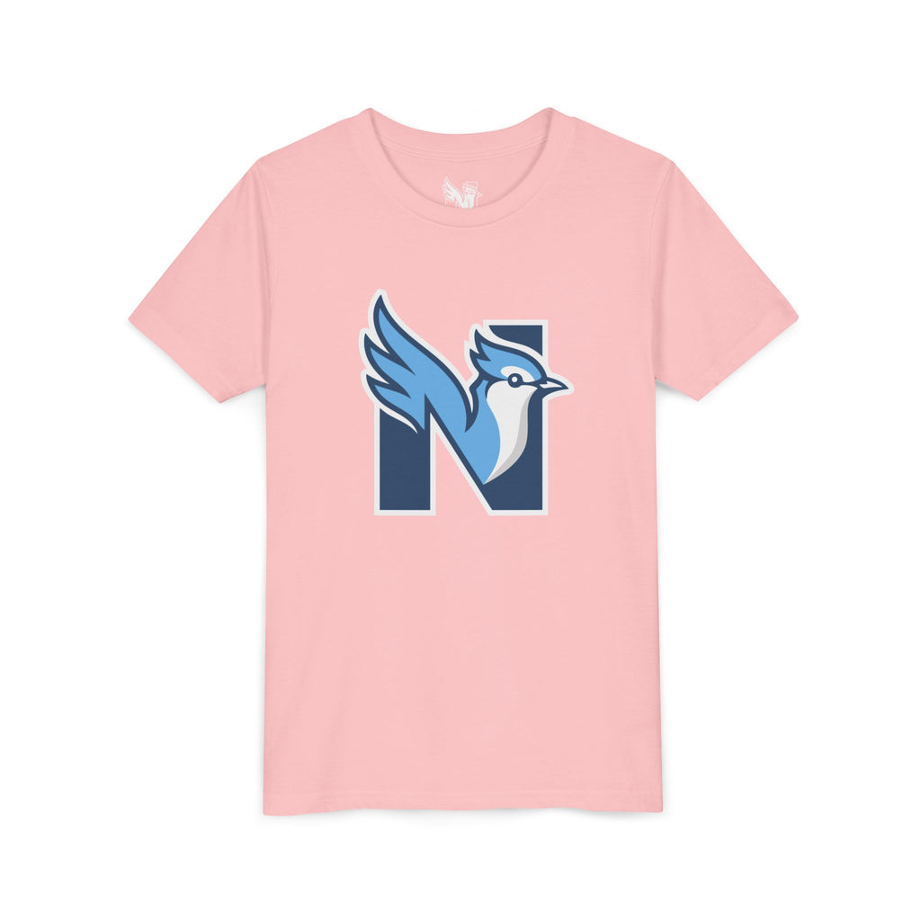 Youth Tee - Blue Jay N Logo Kids Shirt