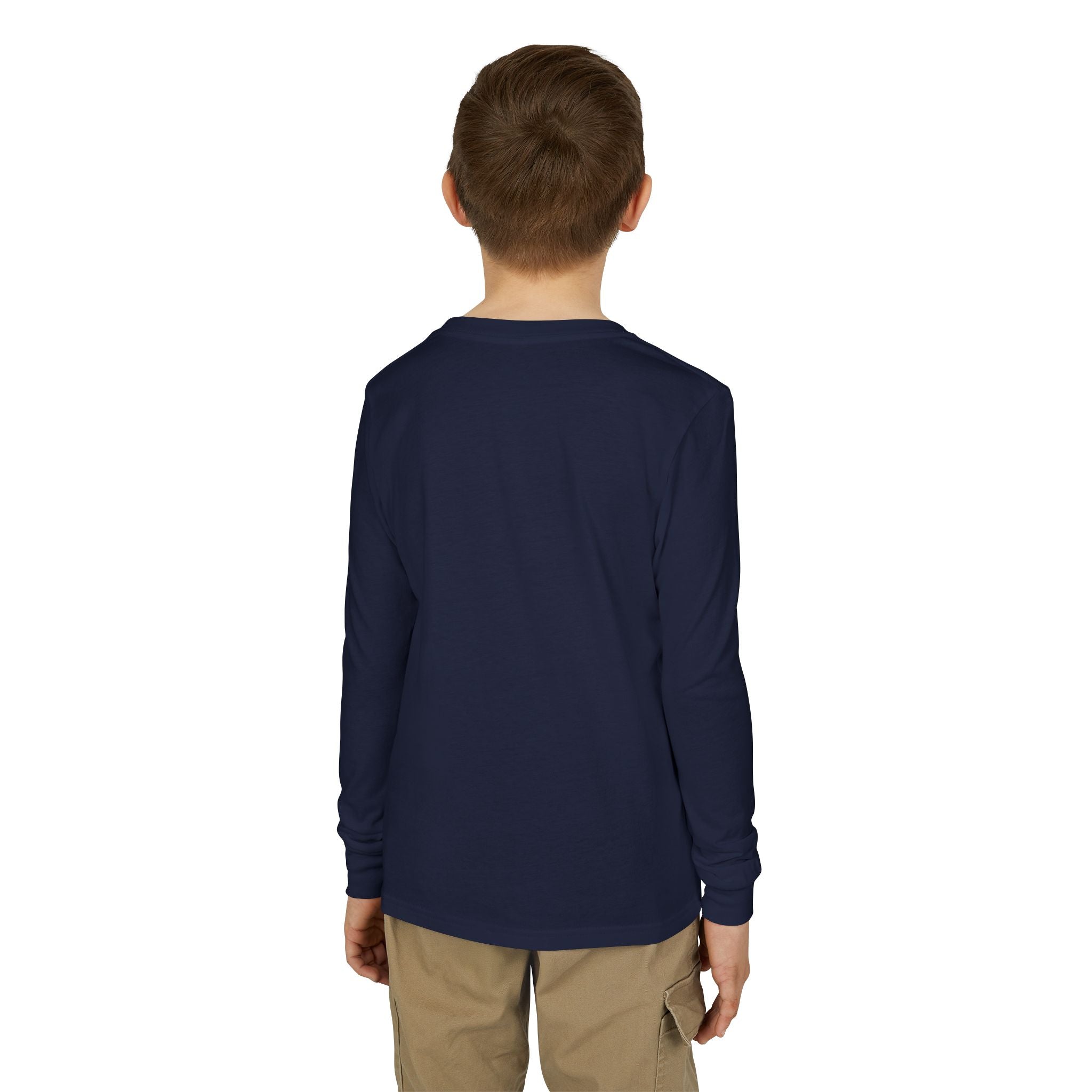 Youth Long Sleeve Tee — Blue Jay N Logo