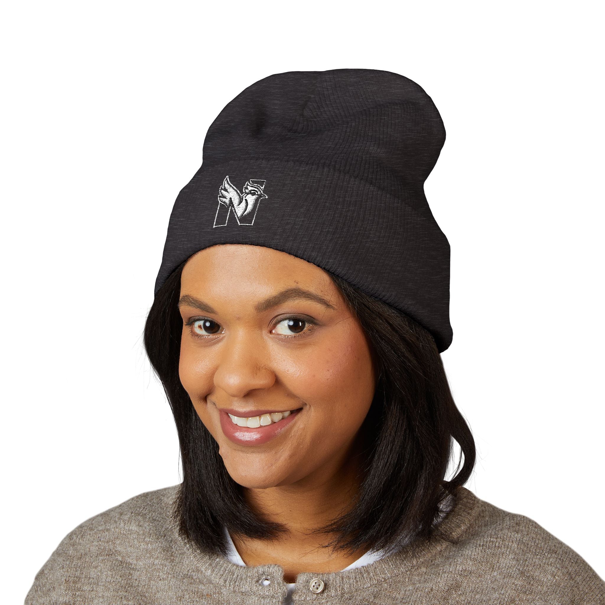 Cozy Knit Hat - "N" logo