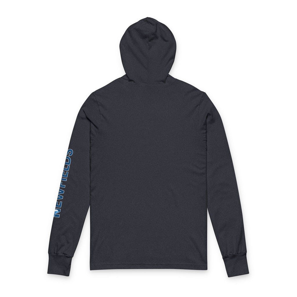Hooded Long Sleeve Tee — NES 'N' Chest Logo & Newfields Sleeve Logo