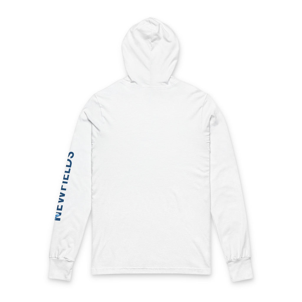 Hooded Long Sleeve Tee — NES 'N' Chest Logo & Newfields Sleeve Logo