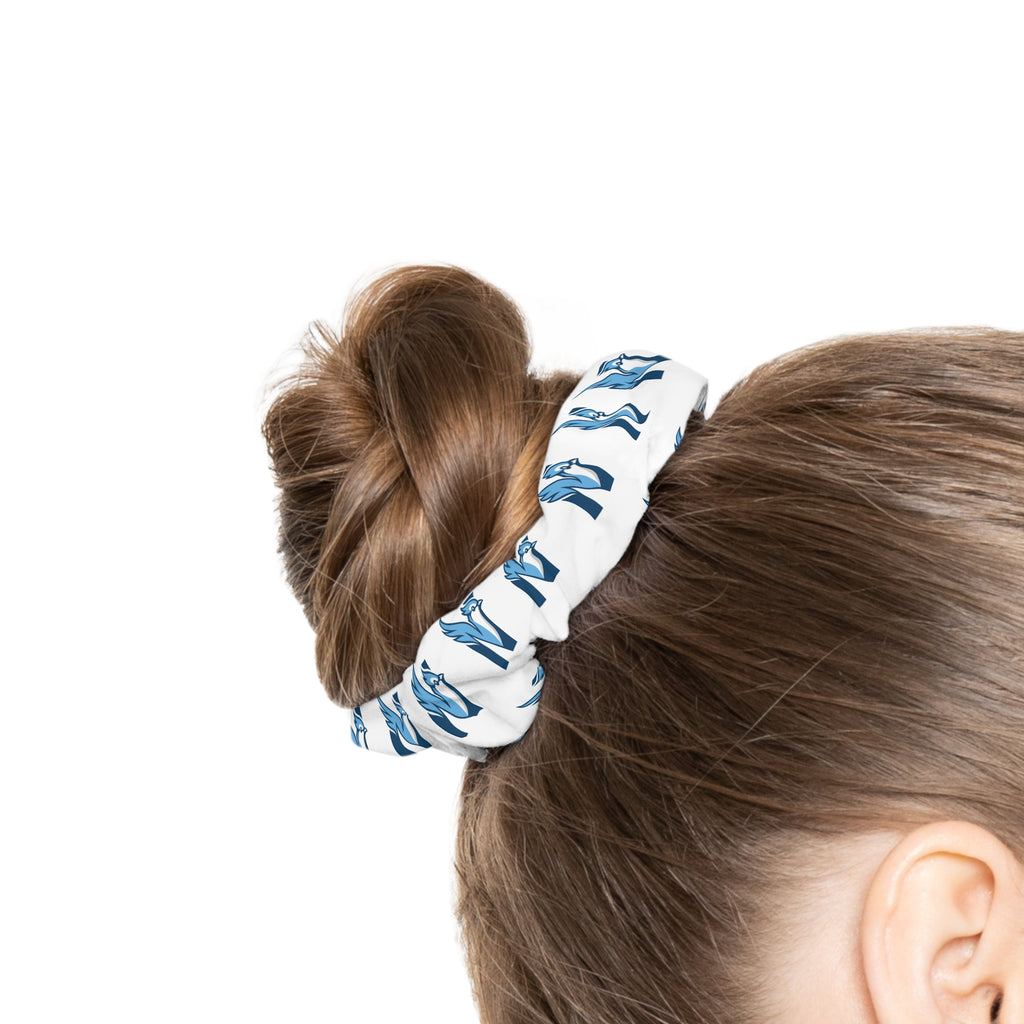 Hair Scrunchie — Blue Jay "N" Logo