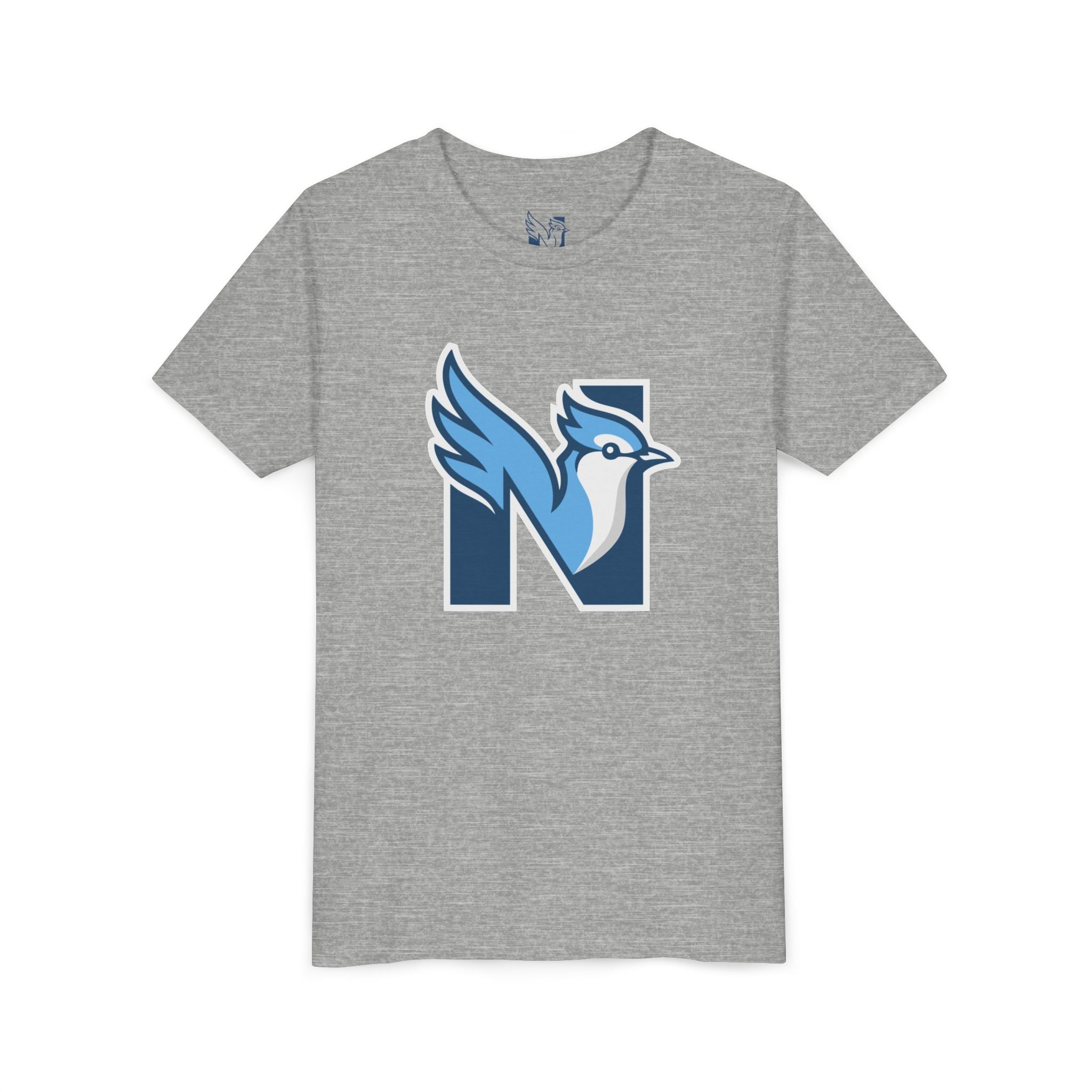 Youth Tee - Blue Jay N Logo Kids Shirt
