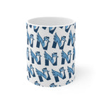 NES 11oz Mug — Blue Jay N Pattern