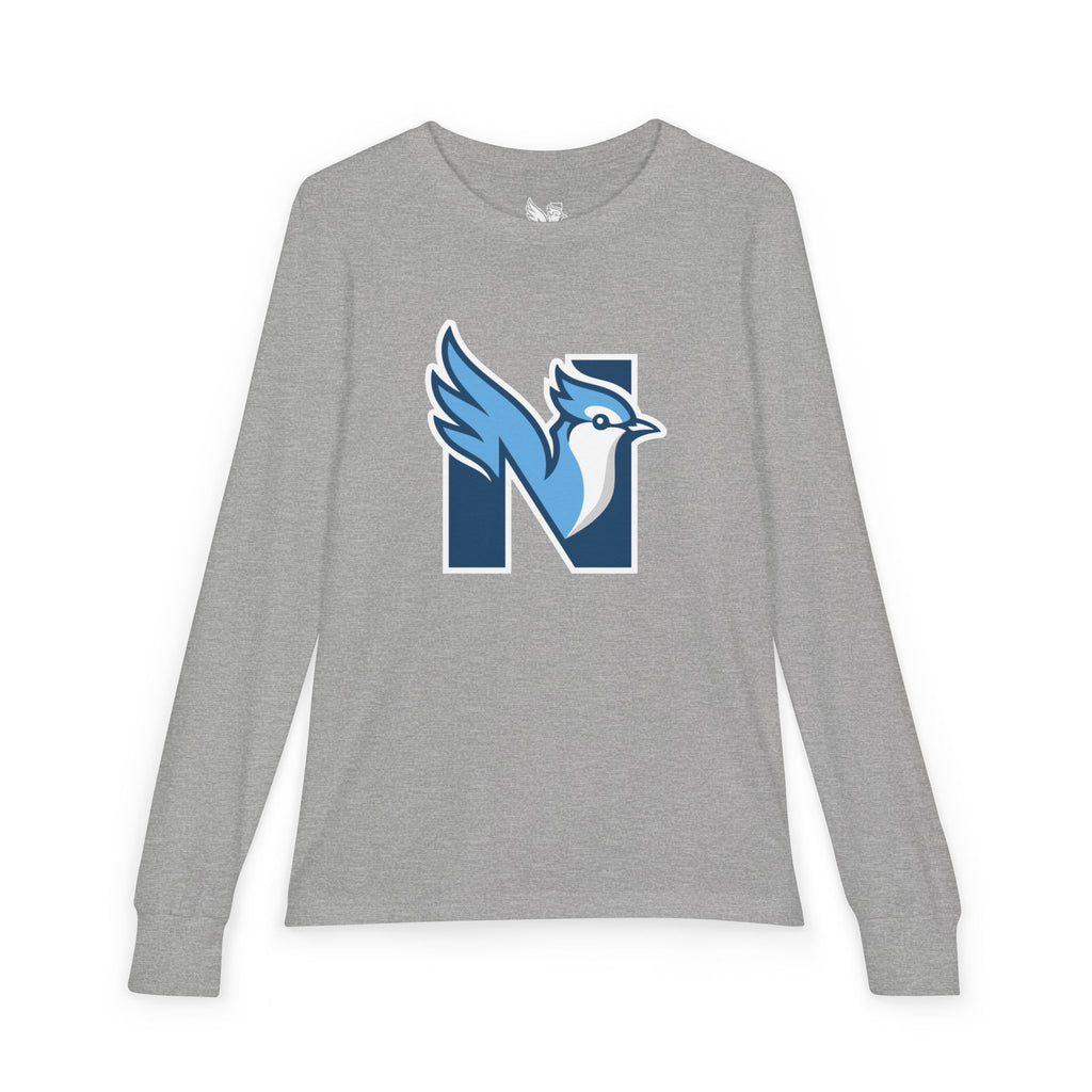 Youth Long Sleeve Tee — Blue Jay N Logo