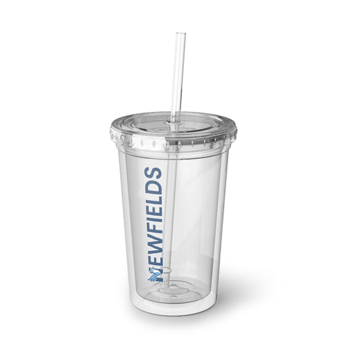 Blue Jay Acrylic Tumbler with Straw — Clear Suave Cup
