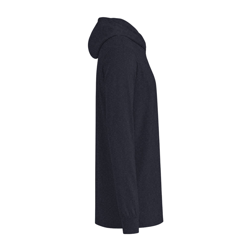 Hooded Long Sleeve Tee — NES 'N' Chest Logo & Newfields Sleeve Logo