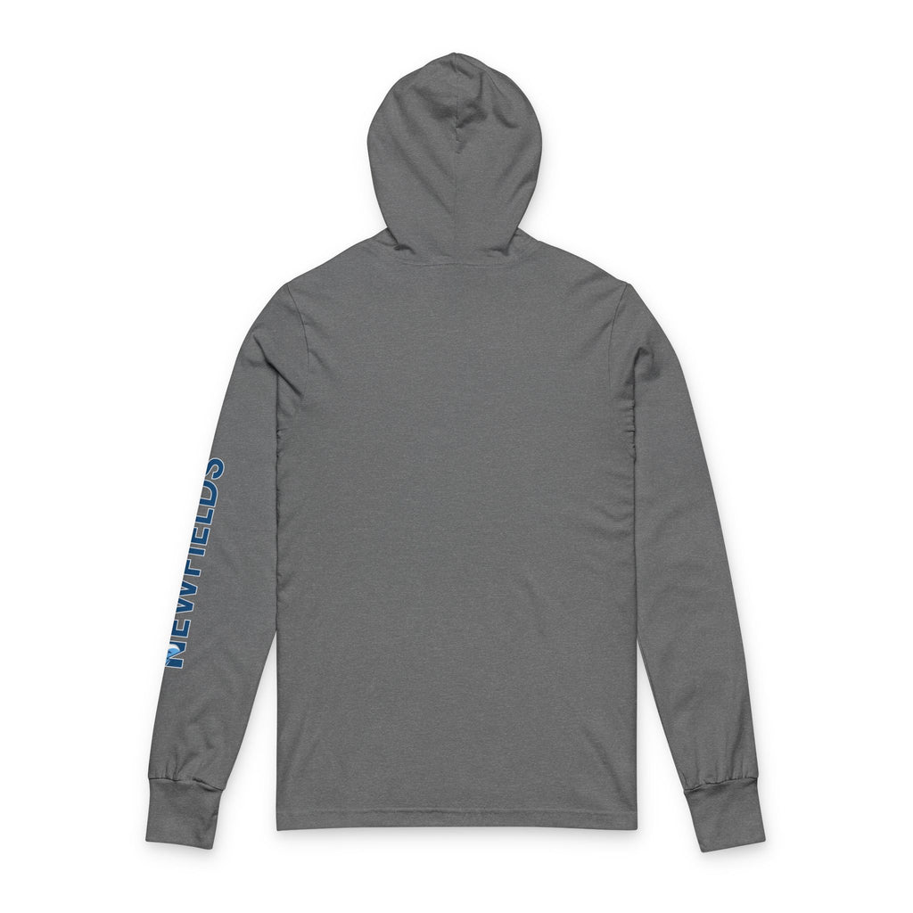 Hooded Long Sleeve Tee — NES 'N' Chest Logo & Newfields Sleeve Logo