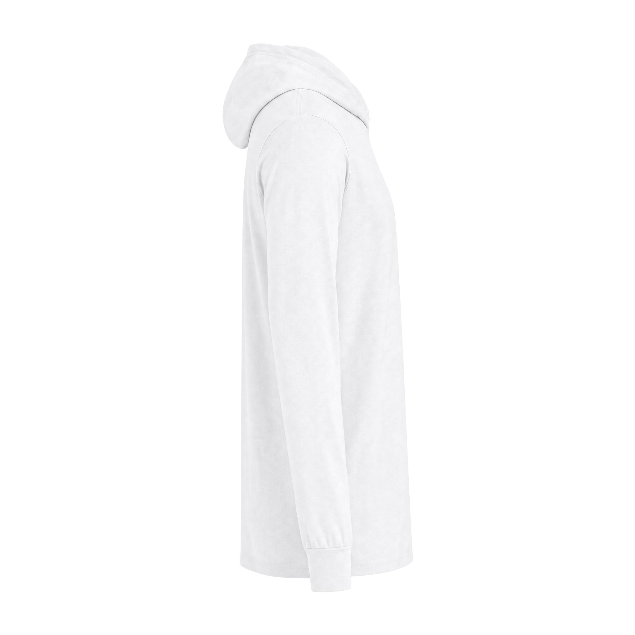 Hooded Long Sleeve Tee — NES 'N' Chest Logo & Newfields Sleeve Logo