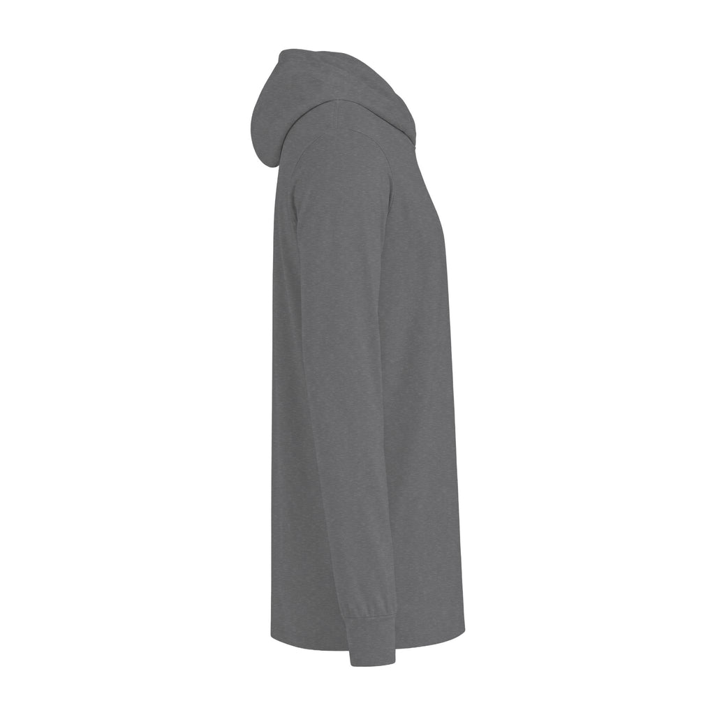 Hooded Long Sleeve Tee — NES 'N' Chest Logo & Newfields Sleeve Logo