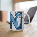 NES 15oz Mug — Blue Jay Mascot